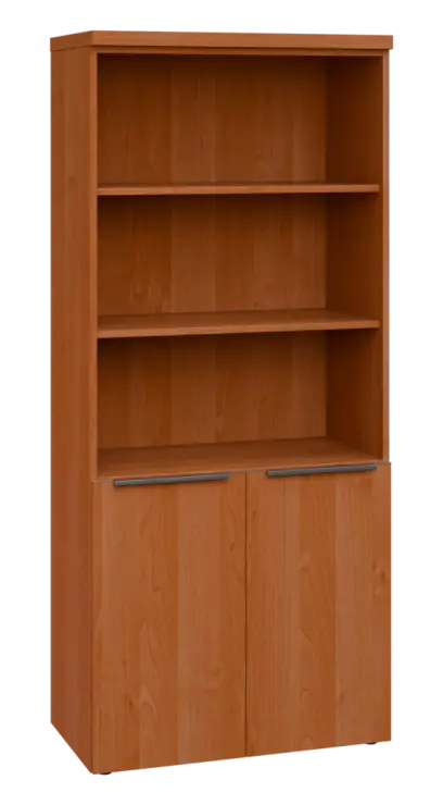 SIN 5 - 8DN3 kancelářská skříň, 2-dveřová/nika, 1820x800x400, olše jantar